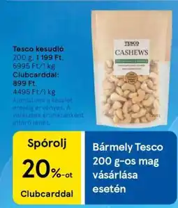 Tesco Tesco kesudió ajánlat