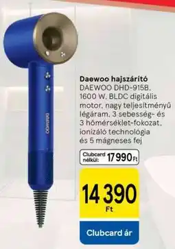 Tesco Daewoo hajszárító ajánlat
