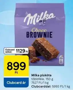 Tesco Milka piskóta ajánlat
