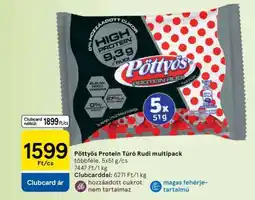 Tesco Pöttyös Protein Túró Rudi multipack ajánlat