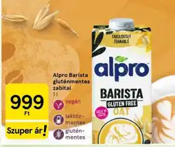 Tesco ALPRO Barista gluténmentes zabital ajánlat