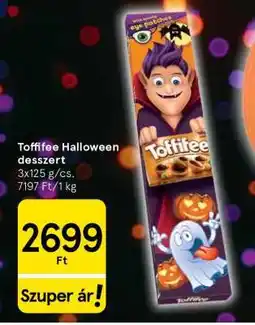 Tesco Toffifee Halloween desszert ajánlat