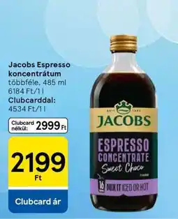 Tesco Jacobs Espresso koncentrátum ajánlat