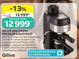 Auchan QILIVE 600153053 PRESSZÓ KÁVÉFŐZŐ ajánlat