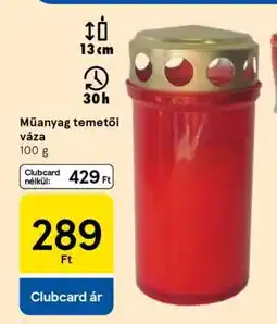 Tesco Műanyag temetői váza ajánlat