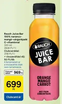 Tesco Rauch Juice Bar ajánlat