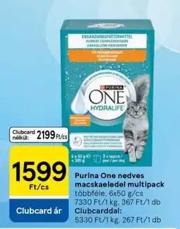 Tesco Purina ONE nedves macskaeledel multipack ajánlat