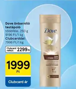 Tesco Dove Önbarnító Testápoló ajánlat