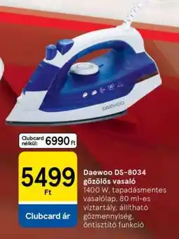 Tesco Daewoo DS-8034 gőzölős vasaló ajánlat