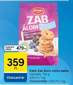 Tesco Detki Zab-Álom omlós keksz ajánlat
