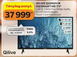 Auchan QILIVE Q32H251B NO SMART HD TV ajánlat