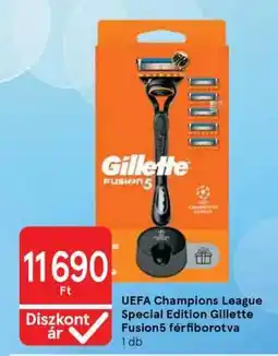Tesco UEFA Champions League Special Edition Gillette Fusion5 férfiborotva ajánlat