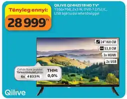 Auchan QILIVE Q24H251B HD TV ajánlat
