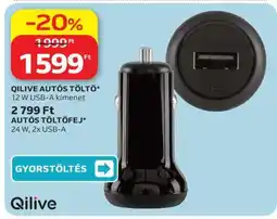 Auchan Qilive Autós Töltő ajánlat