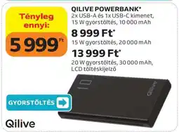 Auchan QILIVE POWERBANK ajánlat