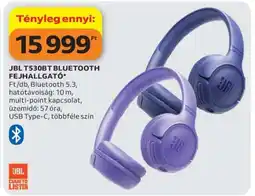 Auchan JBL T530BT BLUETOOTH FEJHALLGATÓ ajánlat