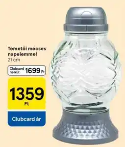 Tesco Temetői mécses napelemmel ajánlat