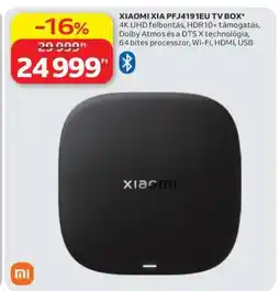 Auchan XIAOMI XIA PFJ4191EU TV BOX ajánlat