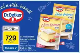 Tesco Dr. Oetker házi krémes krémpor ajánlat
