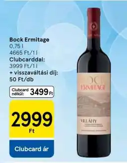 Tesco BOCK Ermitage ajánlat