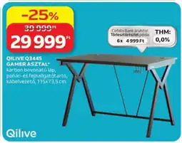 Auchan QILIVE Q3445 GAMER ASZTAL ajánlat
