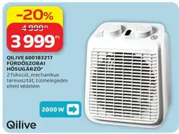 Auchan QILIVE 600183217 FÜRDŐSZOBAI HŐSUGÁRZÓ ajánlat