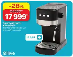 Auchan QILIVE 600153051 KÁVÉFŐZŐ ajánlat