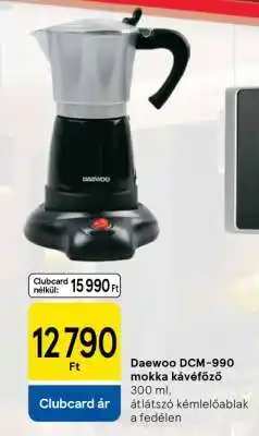 Tesco Daewoo DCM-990 mokka kávéfőző ajánlat