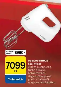 Tesco Daewoo DHM251 kézi mixer ajánlat