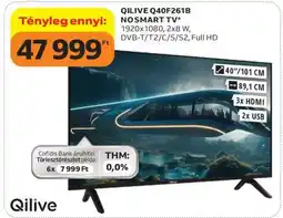 Auchan QILIVE Q40F261B NO SMART TV ajánlat