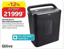 Auchan QILIVE Q3711 IRATMEGSEMMISÍTŐ ajánlat