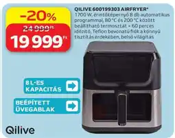 Auchan QILIVE 600199303 AIRFRYER ajánlat