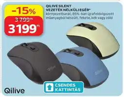 Auchan QILIVE SILENT VEZETÉK NÉLKÜLI EGÉR ajánlat