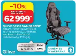 Auchan QILIVE Q3532 GAMER SZÉK ajánlat