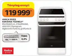 Auchan AMICA 55353 KERÁMIA TŰZHELY ajánlat