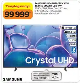Auchan SAMSUNG UE43U7022FKXXH 4K UHD SMART LED TV ajánlat