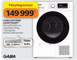 Auchan GABA GMTD8W SZÁRÍTÓGÉP ajánlat