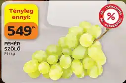 Auchan Fehér szőlő ajánlat