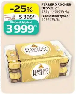 Auchan Ferrero Rocher desszert ajánlat
