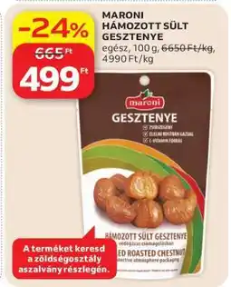 Auchan Maroni Hámozott sült gesztenye ajánlat