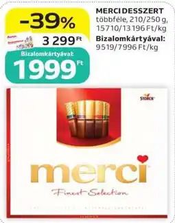 Auchan Merci Desszert ajánlat