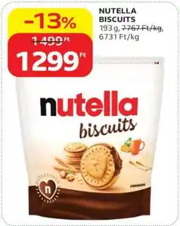 Auchan NUTELLA Biscuits ajánlat
