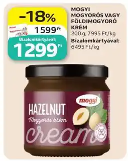 Auchan Mogyi Mogyorós vagy Földimogyoró Krém ajánlat