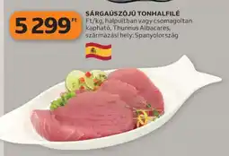 Auchan Sárgaúszójú tonhalfilé ajánlat