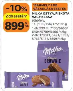 Auchan Milka Ostya, Piskóta vagy Keksz ajánlat