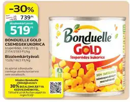 Auchan Bonduelle Gold Csemegekukorica ajánlat