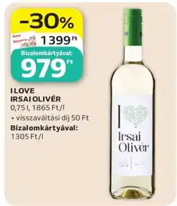 Auchan I LOVE IRSAI OLIVÉR ajánlat