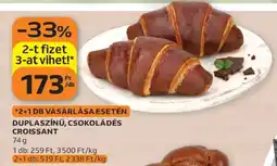Auchan Duplaszínű Csokoládés Croissant ajánlat