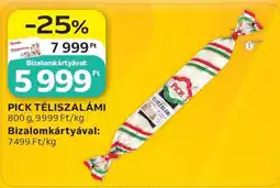 Auchan PICK Téliszalámi ajánlat