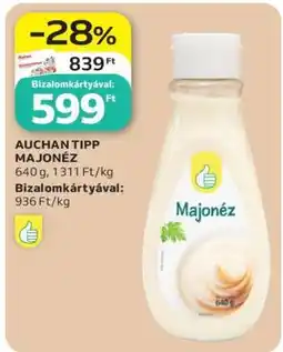 Auchan AUCHAN TIPP MAJONÉZ ajánlat
